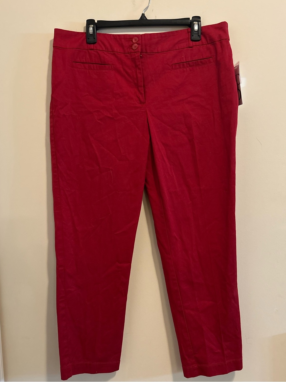 Dalia‎ Collection Red Women's Slim Pants
